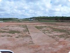 Musgrave Airstrip. Royal Flying Doctor at Musgrave - taken from the cricket pitch