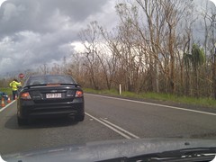 Cyclone Yasi outside Cardwell