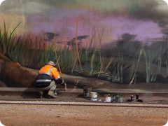 Thallon Silos - Art in progress